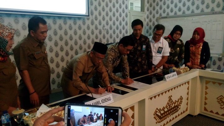 Kanwil Kemenag Lampung MoU dengan KIP Lampung Soal Keterbukaan Informasi Publik