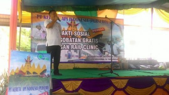 PT KAI Divre IV Tanjungkarang Gelar “Rail Clinic” di Stasiun Negeri Agung
