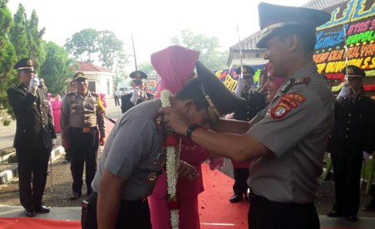 Sertijab, AKBP Budiman Sulaksono Jabat Kapolres Lampung Utara