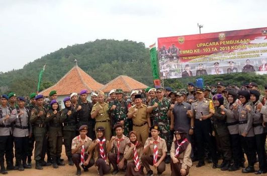 Pembukaan TMMD di Sumber Agung, Ini Harapan Walikota Bandarlampung