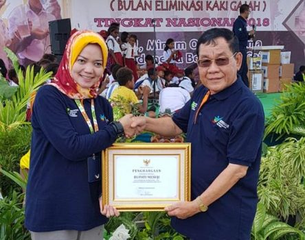 Sukses Imunisasi MR, Pemkab Mesuji Terima Penghargaan dari Kemenkes