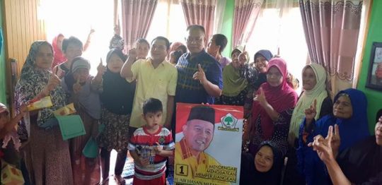 Pemilu 2019, Abi Hasan Mu’an Sambangi Warga Tanjung Agung