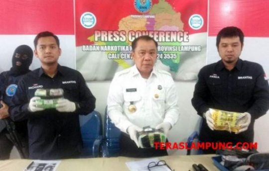 BNPP Lampung Tembak Mati Pengedar Sabu-sabu, Enam Lainnya Diringkus