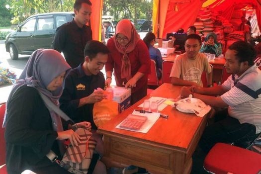 Mahasiswa Lampung di Surabaya Salurkan Bantuan untuk Korban Gempa Sulteng
