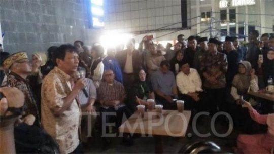 Aktivis Berkumpul Suarakan Solidaritas untuk Ratna Sarumpaet
