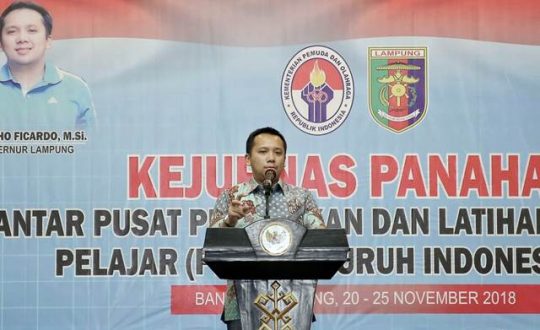Kejurnas Panahan, Gubernur Ridho Minta Lahirkan Prestasi Dunia