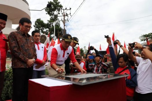 Festival Kebangsaan Lampung Barat, Parosil Resmikan Tugu Soekarno