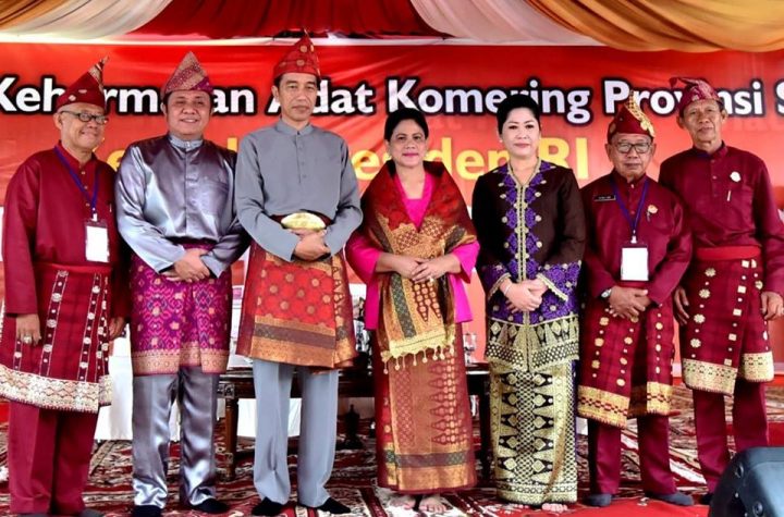 Di Sumsel, Presiden Jokowi Diberi Gelar Raja Balak Mangkunegara