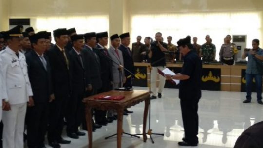 Ini Sejumlah Kadis yang Baru Saja Dilantik Walikota Herman HN