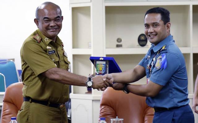 Pemprov Berharap Lanal Lampung Bersinergi dengan Dinas Pendidikan