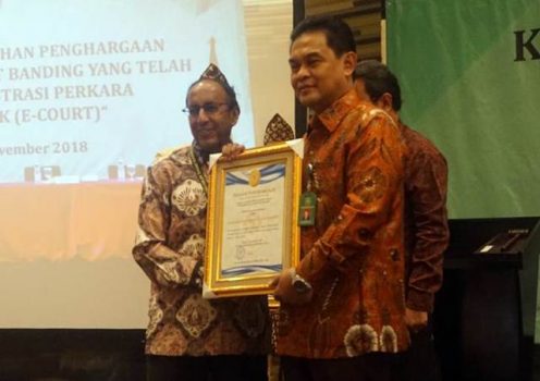 Pengadilan Tinggi Tanjungkarang Peringkat Tiga Penerapan E-Court