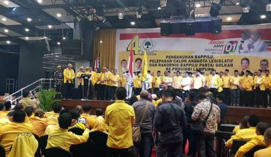 Partai Golkar Targetkan Menang Pileg 2019 di Lampung, Ini Alasannya