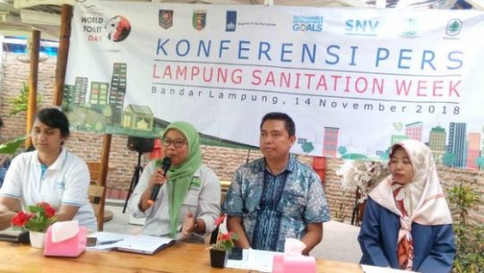 SNV , YKWS dan Mitra Bentala Kolaborasi Gelar Lampung Sanitation Week