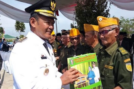 Hari Pahlawan, 21 Veteran di Pringsewu Terima Tali Asih