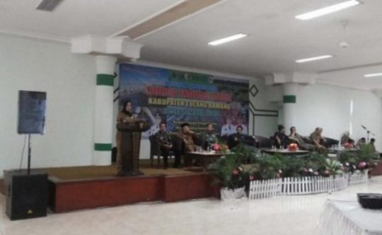 Bupati Tulangbawang Hadiri Bursa Inovasi Desa