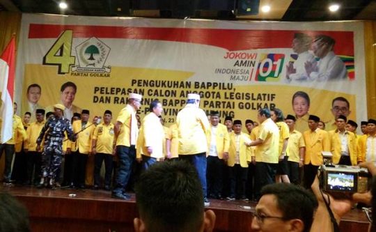 Partai Golkar Targetkan Jokowi-Ma’ruf Menang 70 Persen di Lampung