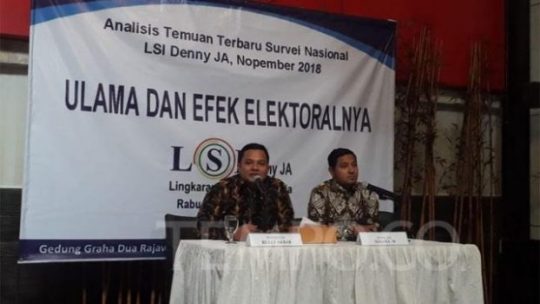 LSI Denny JA: Imbauan Ustad Abdul Somad Paling Didengar Pemilih