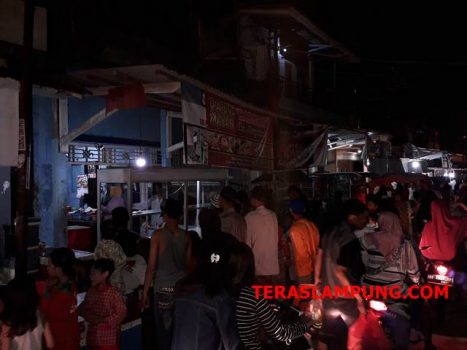Tabung Gas Meledak, Pengunjung Pasar Gudang Lelang Panik