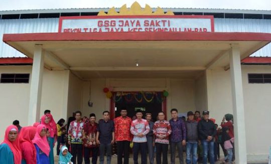 Bupati Parosil Resmikan GSG di Pekon Tiga Jaya Lampung Barat