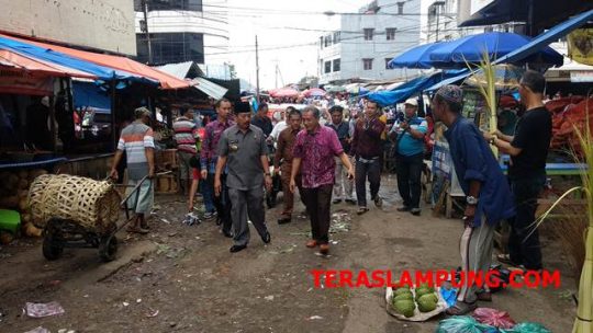 Herman HN Sidak Pasar Smep dan Pasar Pasir Gintung