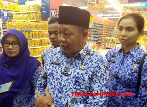 Ini Hasil Sidak Tim Pangan Bandarlampung di Chandra Superstore dan Hypermart