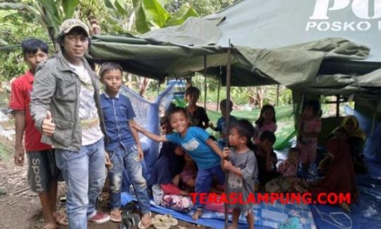 Kosela Berikan Trauma Healing Untuk Anak-Anak Korban Tsunami Selat Sunda