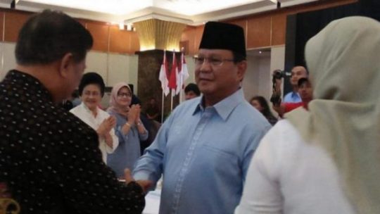Prabowo Soal Reuni 212: Media Tidak Mau Meliput Sebelas Juta Lebih Orang Berkumpul
