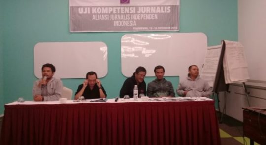 UKJ AJI di Palembang, Jurnalis Harus Bertanggungjawab kepada Publik
