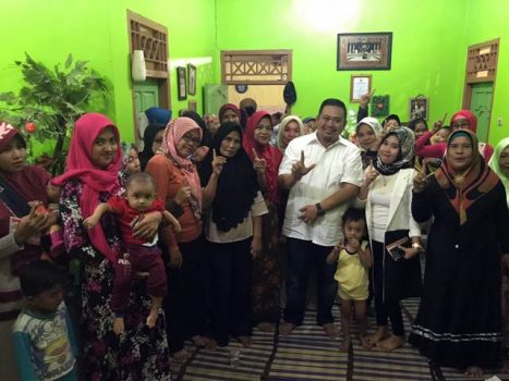 Pemilu 2019, Andika Wibawa Sosialisasi di Kecamatan Sukabumi