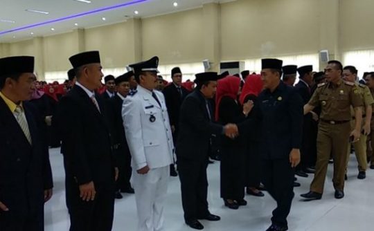Sekda Bandarlampung Lantik 176 Kepala SDN dan 37 Kepala SMPN
