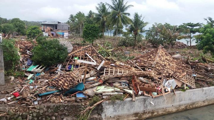 Tsunami di Selat Sunda,Ini Kondisi Terbaru di Desa Kunjir Lampung Selatan