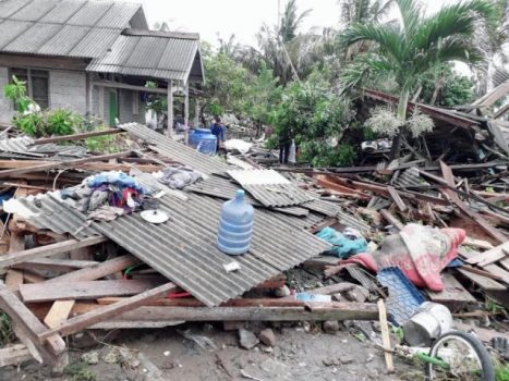 Kondisi Terkini di Desa Pulau Sebesi Pasca-Tsunami di Selat Sunda