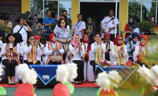 Ibu Negara dan Bunda Paud Lampung Ajak Anak Gemar Makan Sehat
