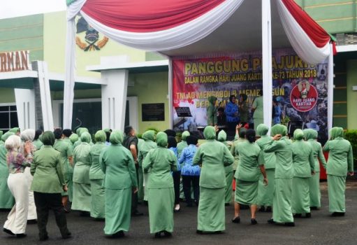 Korem 043/Gatam Gelar Acara Panggung Hiburan Prajurit