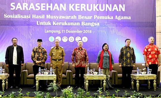 Tiga Kali Terbaik Atasi Konflik, Lampung Tuan Rumah Mubes Pemuka Agama