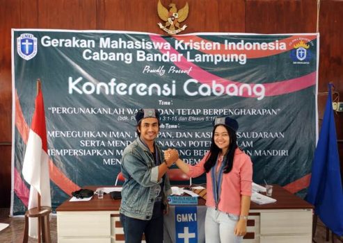 Duet Ranto Pasaribu-Dewi Simanungkalit Pimpin GMKI Bandarlampung
