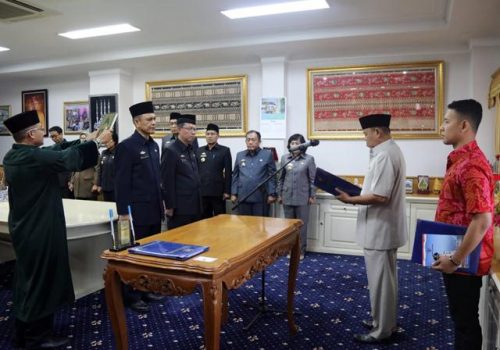 Wagub Bachtiar Basri Lantik Dua Pejabat Tinggi Pratama