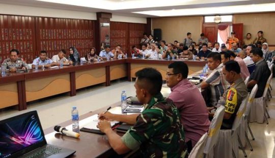 Antisipasi Tsunami Susulan, Pemprov Lampung Koordinasi dengan TNI-Polri-Pekab-Pemkot