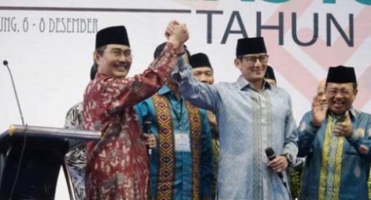 Hadiri Silaknas di Lampung, Sandiaga Uno Didaulat Jadi Ketua ICMI DKI Jakarta