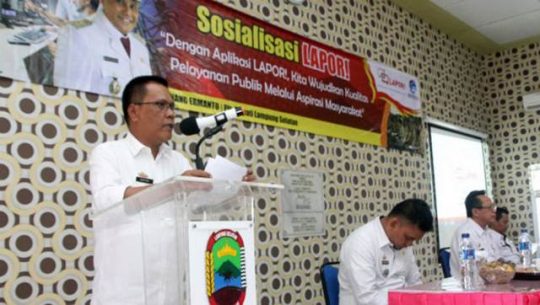 Masyarakat Lampung Selatan Kini Bisa Sampaikan Keluhan Lewat Aplikasi LAPOR