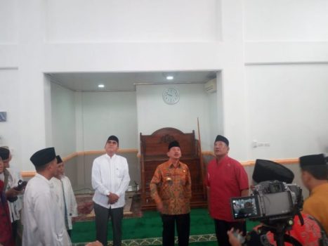 Ini Pesan Walikota Herman HN Saat Meresmikan Masjid di Kelurahan Jagabaya 1