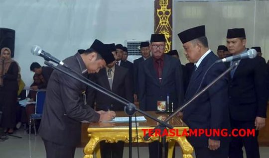 Sofyan Dipercaya Sebagai Pj Sekretaris Kabupaten Lampung Utara