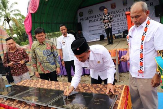 Ini Kata Bupati Parosil Mabsus Soal Peresmian SBPKB Sukau