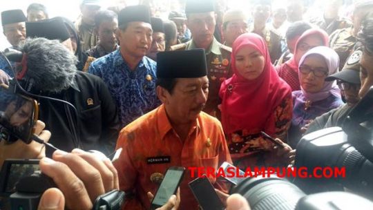 Walikota Herman HN Resmikan Underpass Depan Kampus Unila