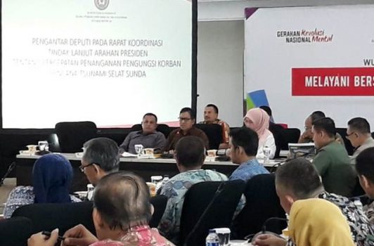 Nanang Ermanto Hadiri Rakor Kesiapsiagaan Penanganan Bencana di Selat Sunda