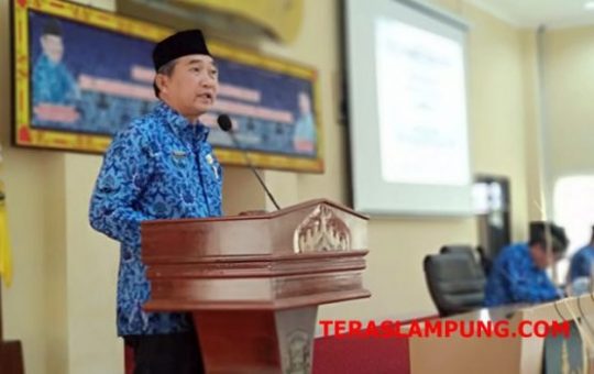 Sekda Badri Tamam Buka Musyawarah Pengurus Korpri Bandarlampung