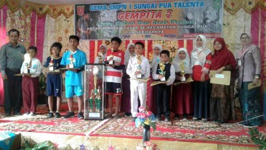 SDN 06 Limo Kampuang Juara Umum GEMP1TA SMPN 1 Sungai Pua