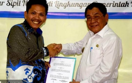 Pemkab Mesuji-PT Taspen Teken MoU JKK dan JKm bagi Pegawai Non-ASN