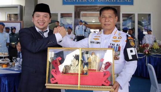 Ridho Ficardo Jadi Keluarga Kehormatan Polisi Militer Angkatan Laut