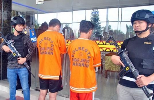Dua Tersangka Pembunuh Caleg PAN Mesuji Diringkus Polisi